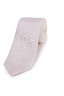Комплект из шелкового/льняного галстука и нагрудного платка Pink Laurels Skopes, розовый