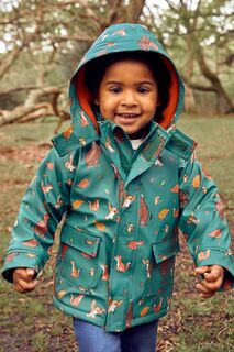 JoJo Maman Bébé Мягкая детская куртка в рыбацком стиле с принтом Gruffalo Jojo Maman Bébé, хаки