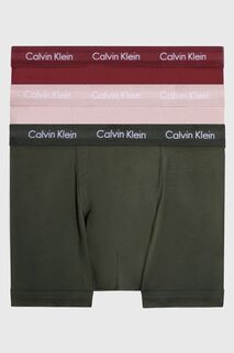 Комплект из 3 пар боксеров из хлопка стрейч Calvin Klein, красный