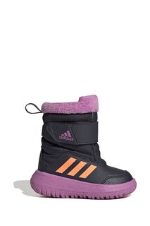 Детские Сапоги и ботинки кроссовки Winterplay adidas, синий