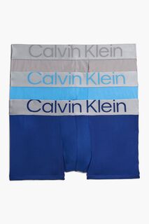 Комплект из 3 пар боксеров с заниженной талией Calvin Klein, синий