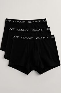 Комплект из 3 пар боксеров Gant с логотипом GANT, черный