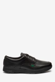 Черные кожаные туфли на шнуровке Kelland Lace Lo Kickers, черный