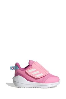 Детские кроссовки EQ21 Run 20 с застежкой-липучкой adidas, розовый