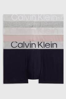 Комплект из 3 пар боксеров из стального хлопка Calvin Klein, серый