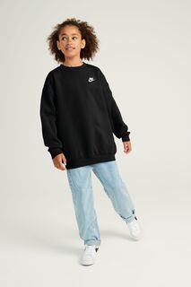 Флисовая толстовка Oversize Club Nike, черный