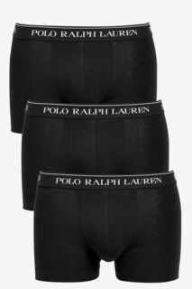 Комплект из трех пар хлопковых боксеров Polo Ralph Lauren, черный