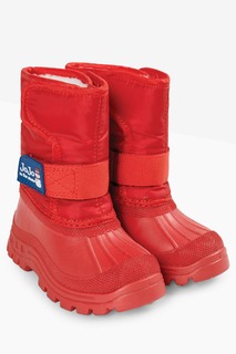 Альпийские зимние ботинки JoJo Maman Bébé, красный