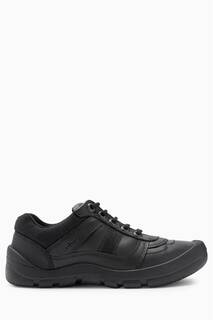Черные кожаные школьные туфли Start-Rite Rhino Sherman на шнуровке Start Rite, черный