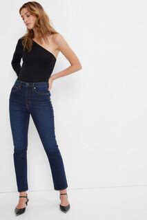 Винтажные узкие джинсы с высокой талией Gap, синий