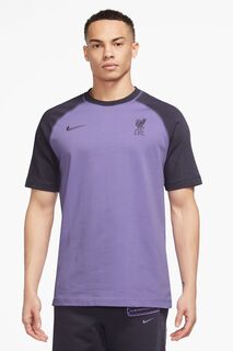Футбольная футболка Liverpool FC с короткими рукавами Nike, фиолетовый