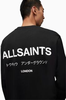 Джемпер AllSaints Underground Crew All Saints, черный