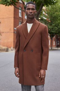 Двубортное пальто Epsom Next, коричневый