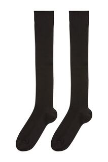 Комплект из 2 пар школьных носков выше колена с высоким содержанием хлопка Next, черный
