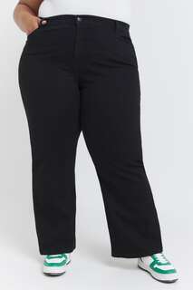 Черные широкие брюки 24/7 Simply Be, черный