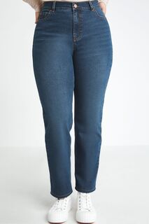 Синие винтажные прямые джинсы 24/7 Simply Be, синий