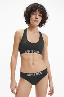 Черные плавки бикини Calvin Klein, черный
