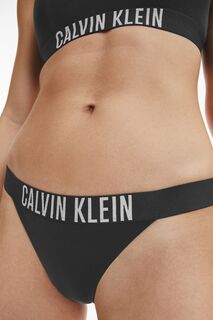 Черные плавки бикини Brazil Intense Power Calvin Klein, черный