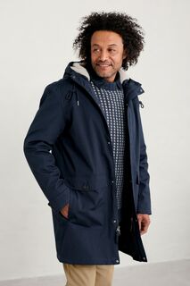 Tidesman мужское водонепроницаемое пальто Seasalt Cornwall, синий