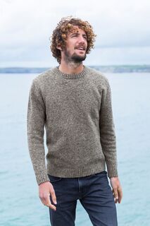 Мужской серый свитер Donegal с круглым вырезом Celtic &amp; Co. , серый