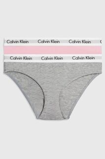 Пары хлопковых трусиков-бикини Modern для девочек Calvin Klein, розовый