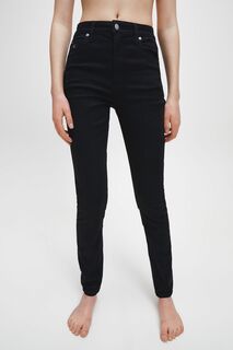 Черные зауженные джинсы с завышенной талией Ckj 010 Calvin Klein Jeans, черный