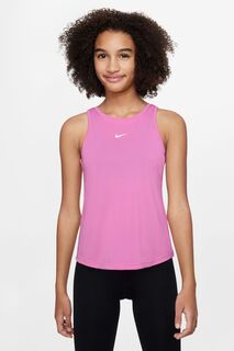 Футболка Performance без рукавов с мини-логотипом Swoosh Nike, розовый