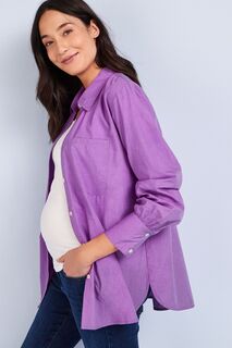 Рубашка для беременных с пуговицами Next, фиолетовый
