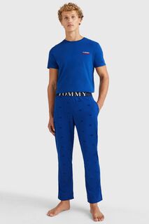 Очень мягкая пижама Blue TH Pants Tommy Hilfiger, синий