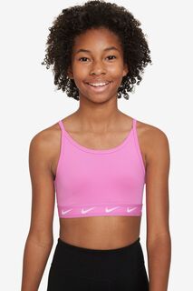 Спортивный бюстгальтер Dri-FIT One с логотипом Nike, розовый