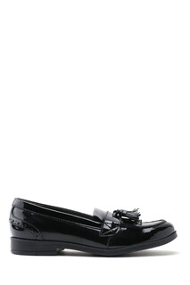 Черные кожаные школьные туфли без шнуровки для девочек Sketch — F Fit Start Rite, черный