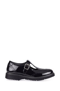 Черные лакированные школьные туфли Star-Rite Imagine G Fit с Т-образным ремешком Start Rite, черный