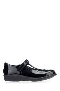 Черные кожаные туфли Start-Rite Poppy с Т-образным ремешком из лакированной кожи Start Rite, черный