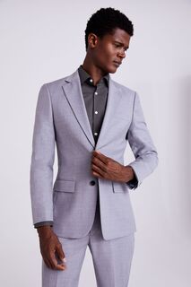 Серый приталенный пиджак MOSS, серый