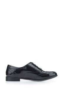 Черные лакированные широкие школьные туфли Start-Rite Matilda Start Rite, черный