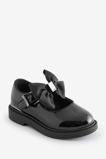 Черные туфли Мэри Джейн Снова в школу для девочек с бантиком Baker by Ted Baker, черный