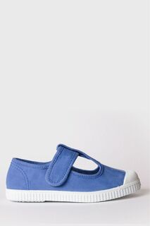 Синие парусиновые туфли Champ Trotters London, синий