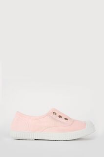 Туфли из парусины розово-сливового цвета Trotters London, розовый