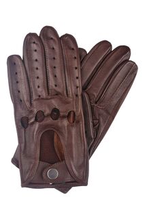 Monza коричневые кожаные перчатки для вождения Lakeland Leather, коричневый