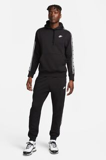 Клубный флисовый спортивный костюм с капюшоном Nike, черный