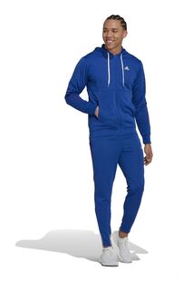 Спортивный костюм AEROREADY в рубчик adidas, синий
