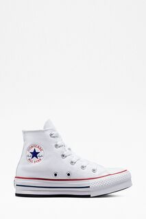 Детские кроссовки Eva Lift с высоким верхом Converse, белый