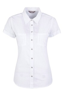 Кокосовая женская рубашка с короткими рукавами Mountain Warehouse, белый