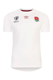Домашняя мужская футболка для регби чемпионата мира по футболу Англия Umbro, белый