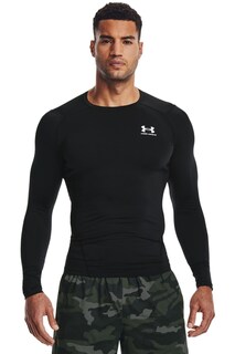 Многослойная футболка HeatGear Base с длинными рукавами Under Armour, черный