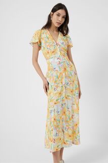 French connection falaise fleur maxi dress top