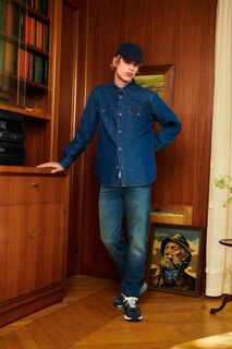 501 Оригинальные прямые джинсы Levi&apos;s, синий Levis