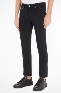 Черные джинсы Calvin Klein приталенного кроя Calvin Klein Jeans, черный