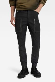 Черные джинсы-карго скинни Pkt 3D G–Star, черный