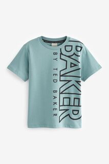 Футболка с надписью Baker by Ted Baker, синий